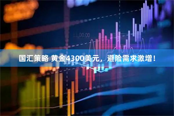 国汇策略 黄金4300美元，避险需求激增！